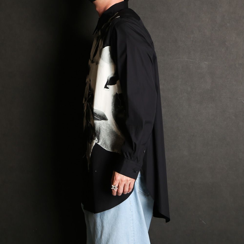 "PIGMENT FLOWER" LONG SHIRTS / ロングシャツ/ TA23SS-SH077