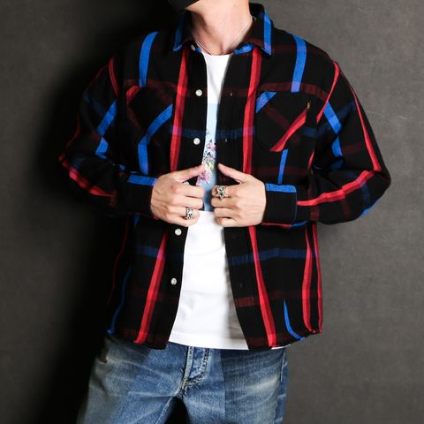 YARN DYED COTTON CHECK SHIRT / チェックシャツ / 23'RS-0208