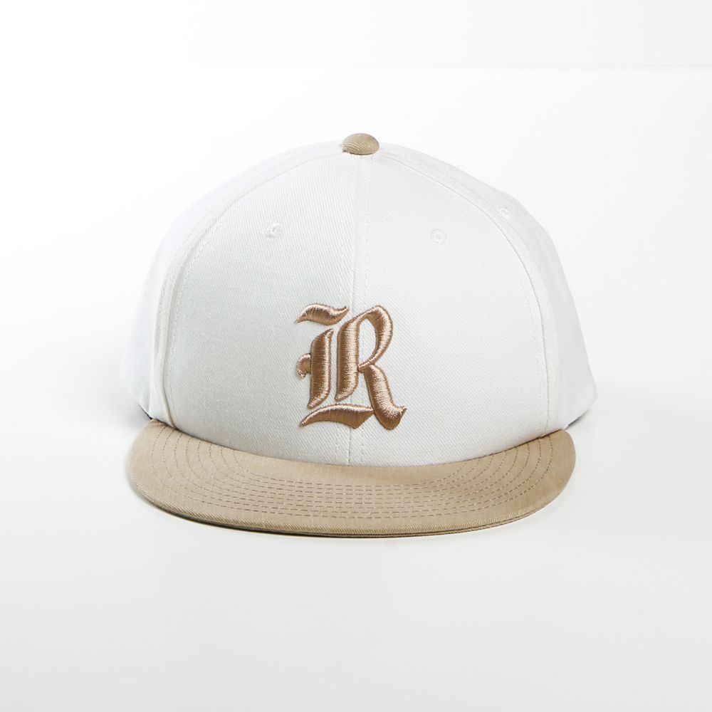 OLD ENGLISH COMBI CAP / 6パネルキャップ - ベージュ / 22'RA-0414