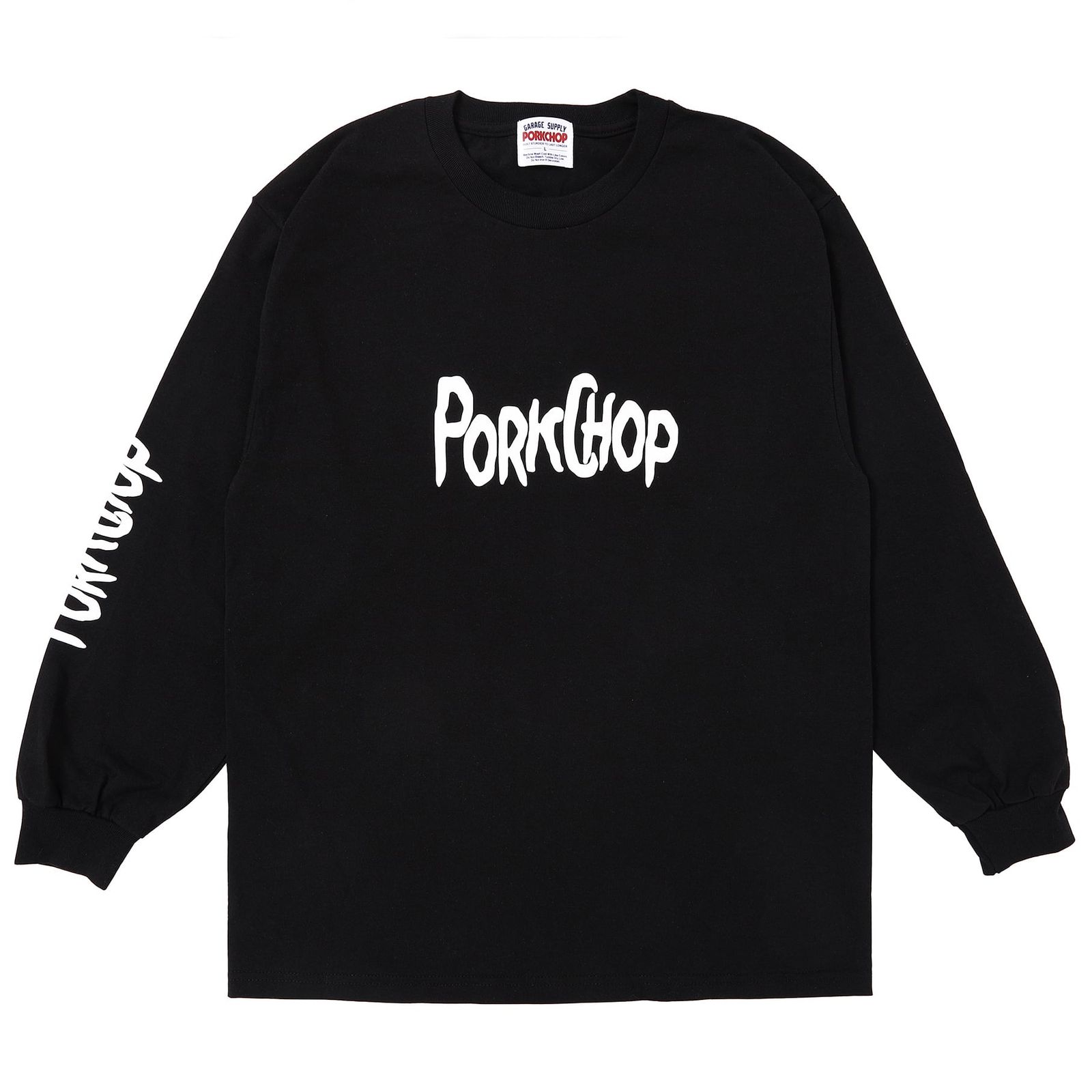 PORKCHOP - SCUM L/S TEE - BLACK / ロングスリーブTシャツ