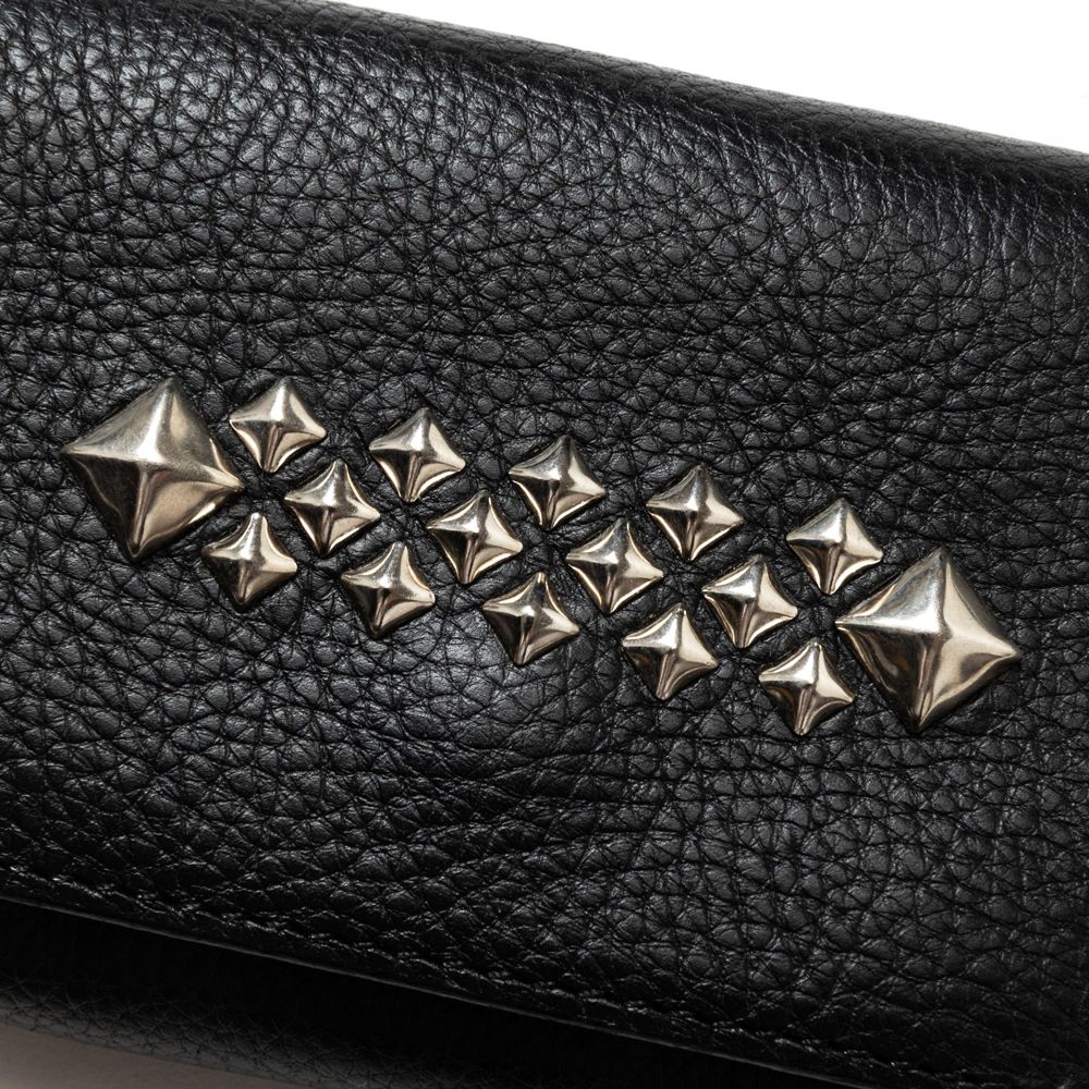 CALEE - STUDS LEATHER MULTI WALLET / スタッズ ミニウォレット/ CL-24AW013LE | chemical  conbination