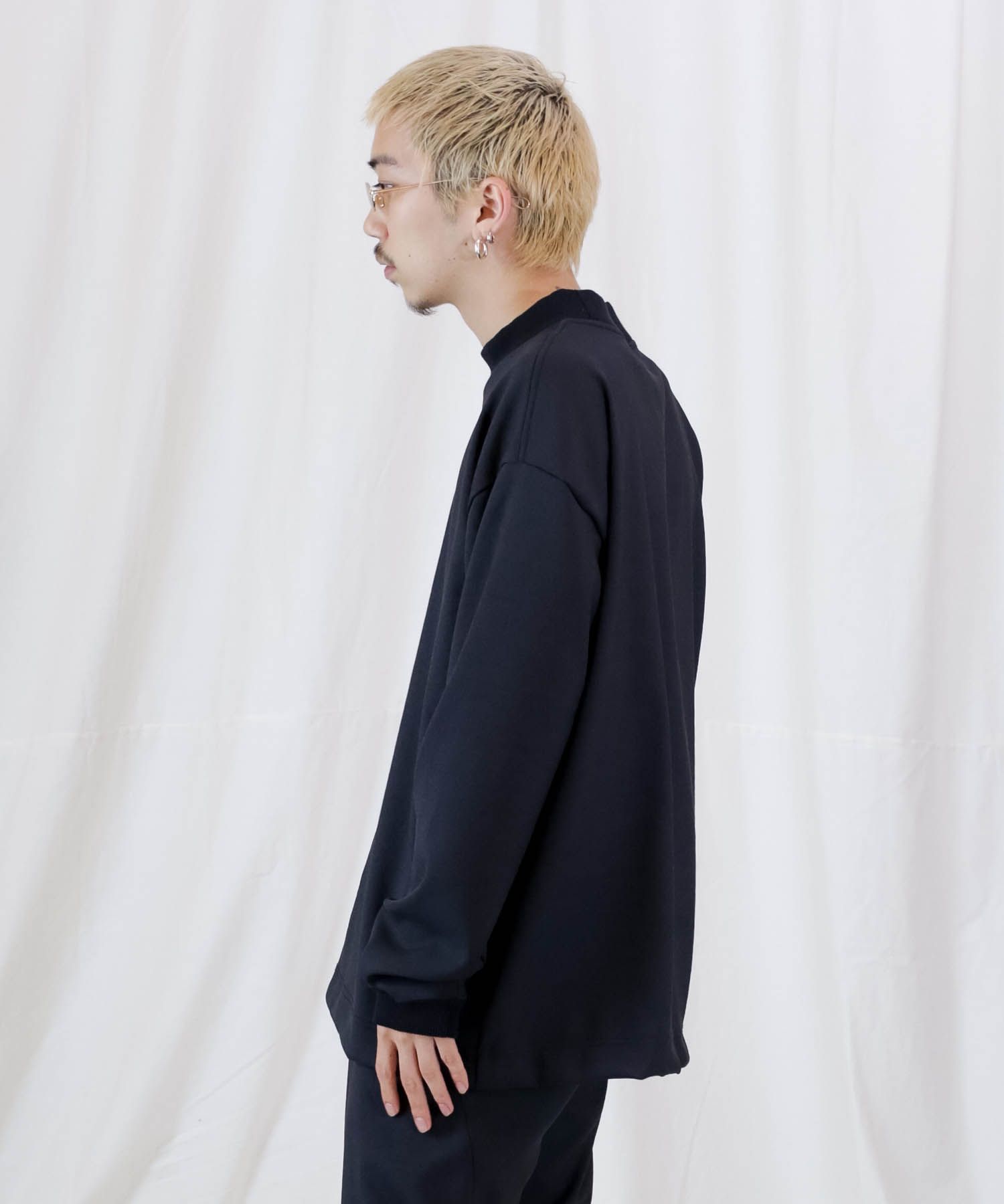 FULLDULL MOCK NECK L/S T / モックネック プルオーバーシャツ / 379111