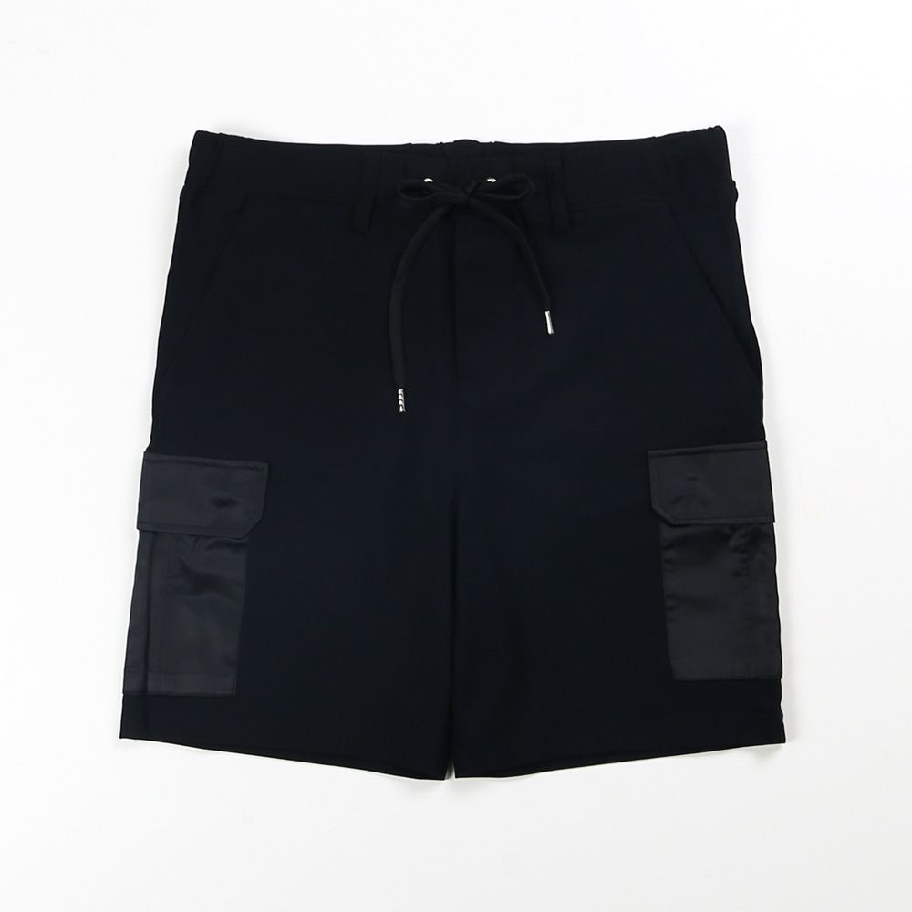 DARRELL CARGO SHORTS - BLACK / カーゴ ショートパンツ / RC40-HP-005