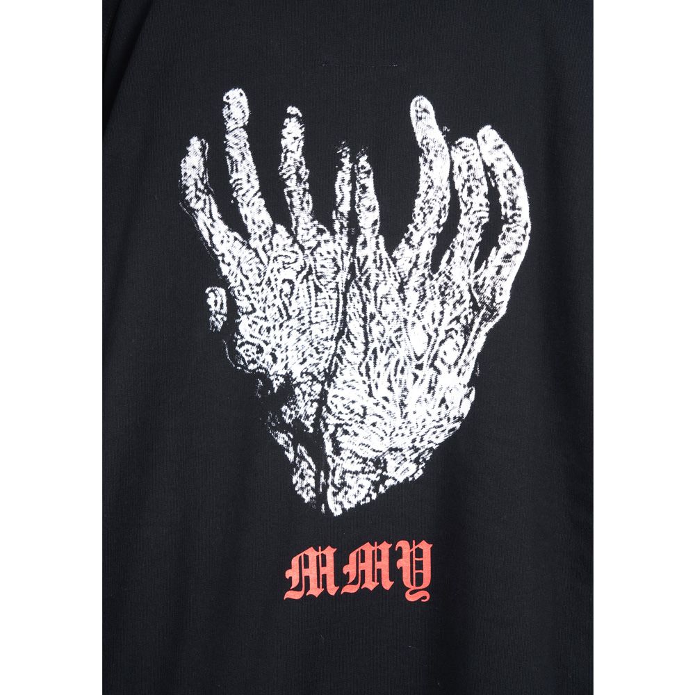 MASSES × Maison MIHARA YASUHIRO / HANDS PRINT HOODIE MMY - BLACK / プルオーバー パーカー / C15HD045