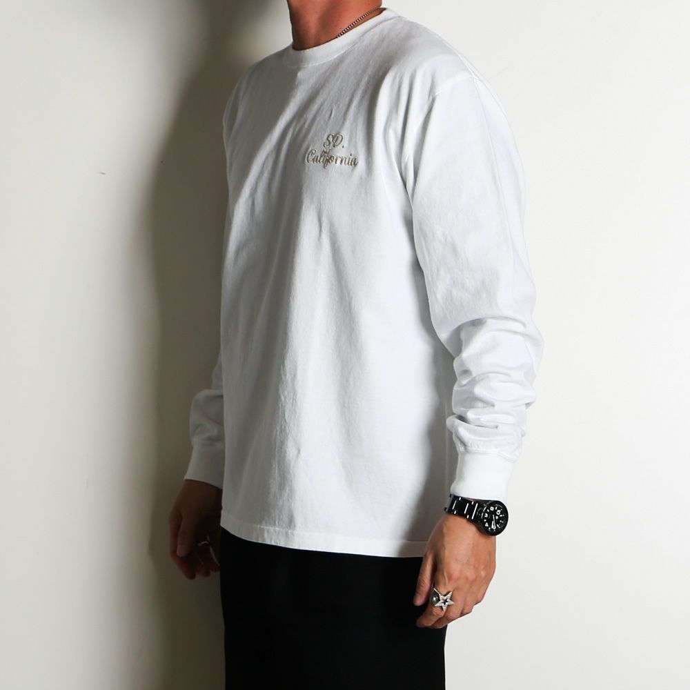 SD US Cotton Logo LS T - WHITE / Tシャツ / TSOLD120