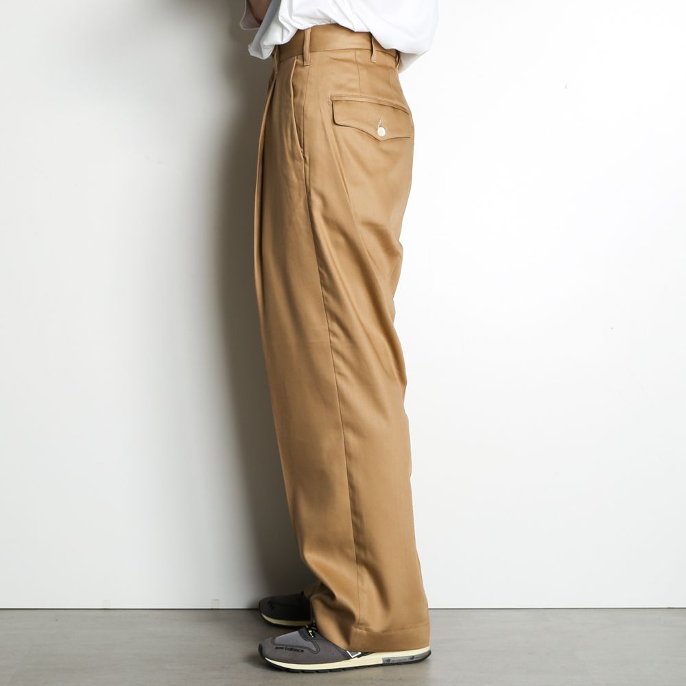 superNova. - 【ラスト1点-サイズS】 1 tuck wide trouser