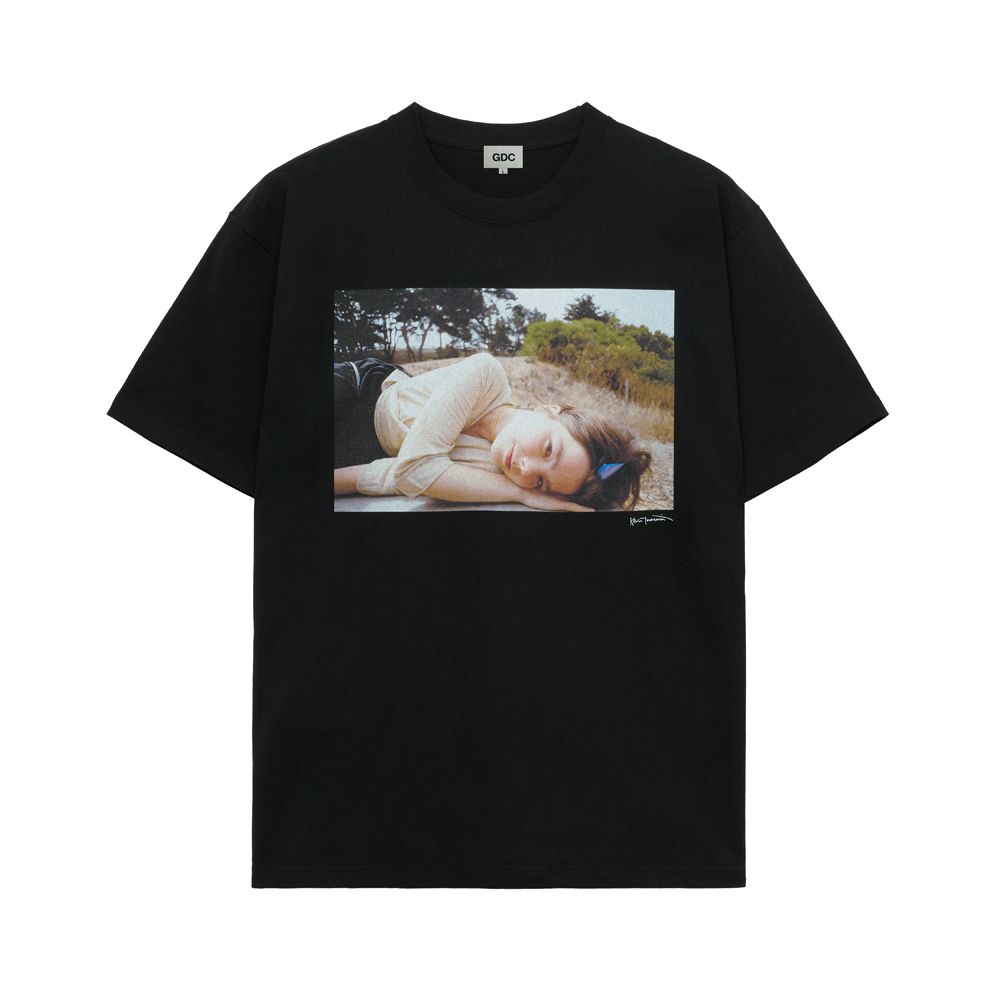 【Bjork by Kevin Cummins×GDC】 Color Tee - BLACK / Tシャツ / GD0583