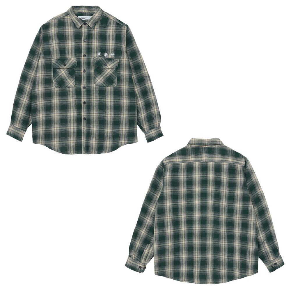 Flannel Shirt - Green / フランネルシャツ / GD0468