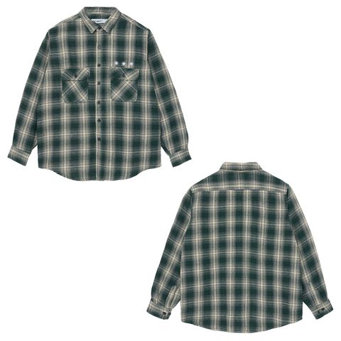Flannel Shirt - Green / フランネルシャツ / GD0468
