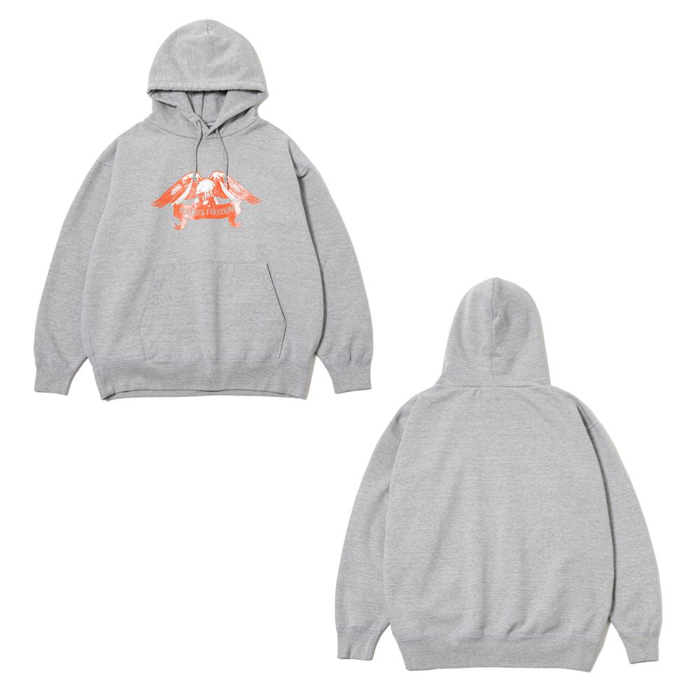 masses　パーカー MASSES - 【ラスト1点-サイズL】 SWEAT HOODED FREEDOM WASH
