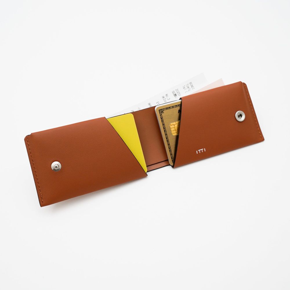 HERRIE VERTICAL CARD CASE / RAPTO PREMIER / TEAK / ITTI-WLT-031-RPP