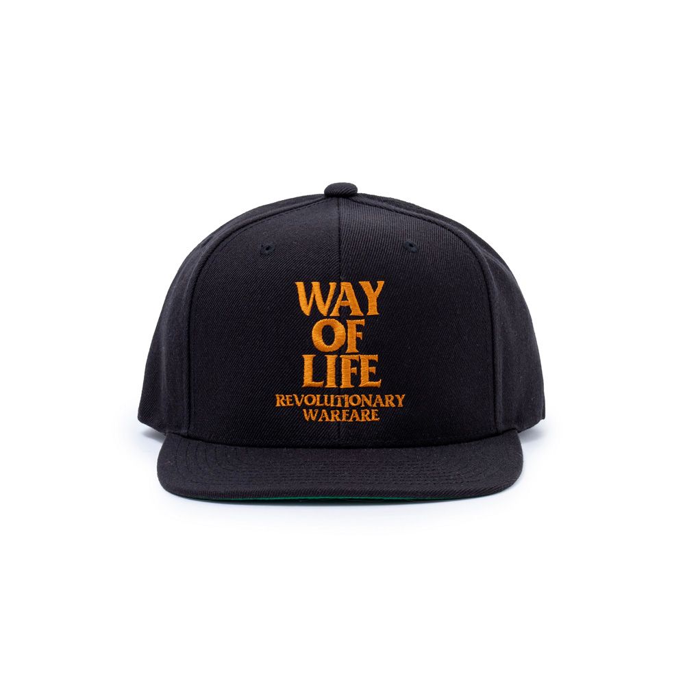 RATS EMBROIDERY CAP WAY OF LIFE 金 新品未開封