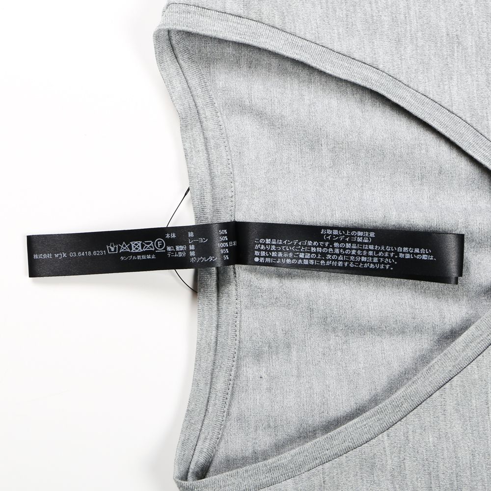 denim pocket-T / デニムポケット カットオフTシャツ / 7943 lj91t