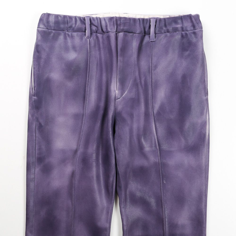 "LEATHER COATING JERSEY" TRACK PANTS / トラックパンツ / TA23SS-PT028