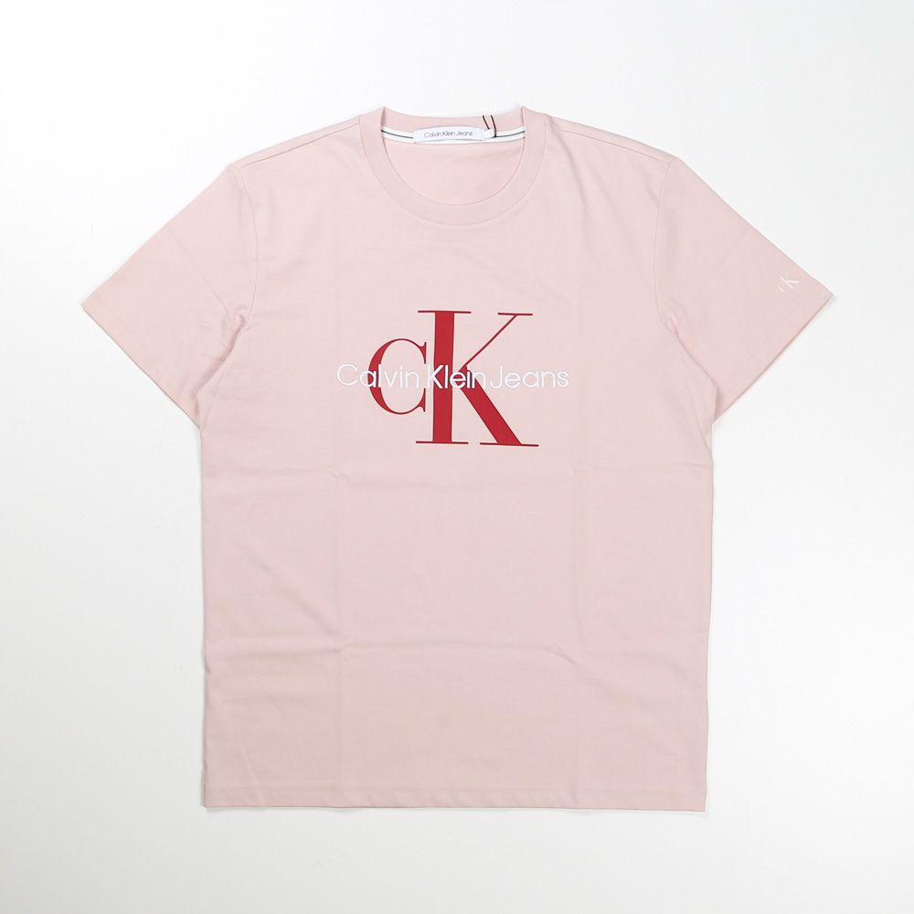 【ラスト1点-サイズS】 A- MONOGRAM EMBRO W/O BOX REG SS - SEPIA ROSE / Tシャツ / J320770
