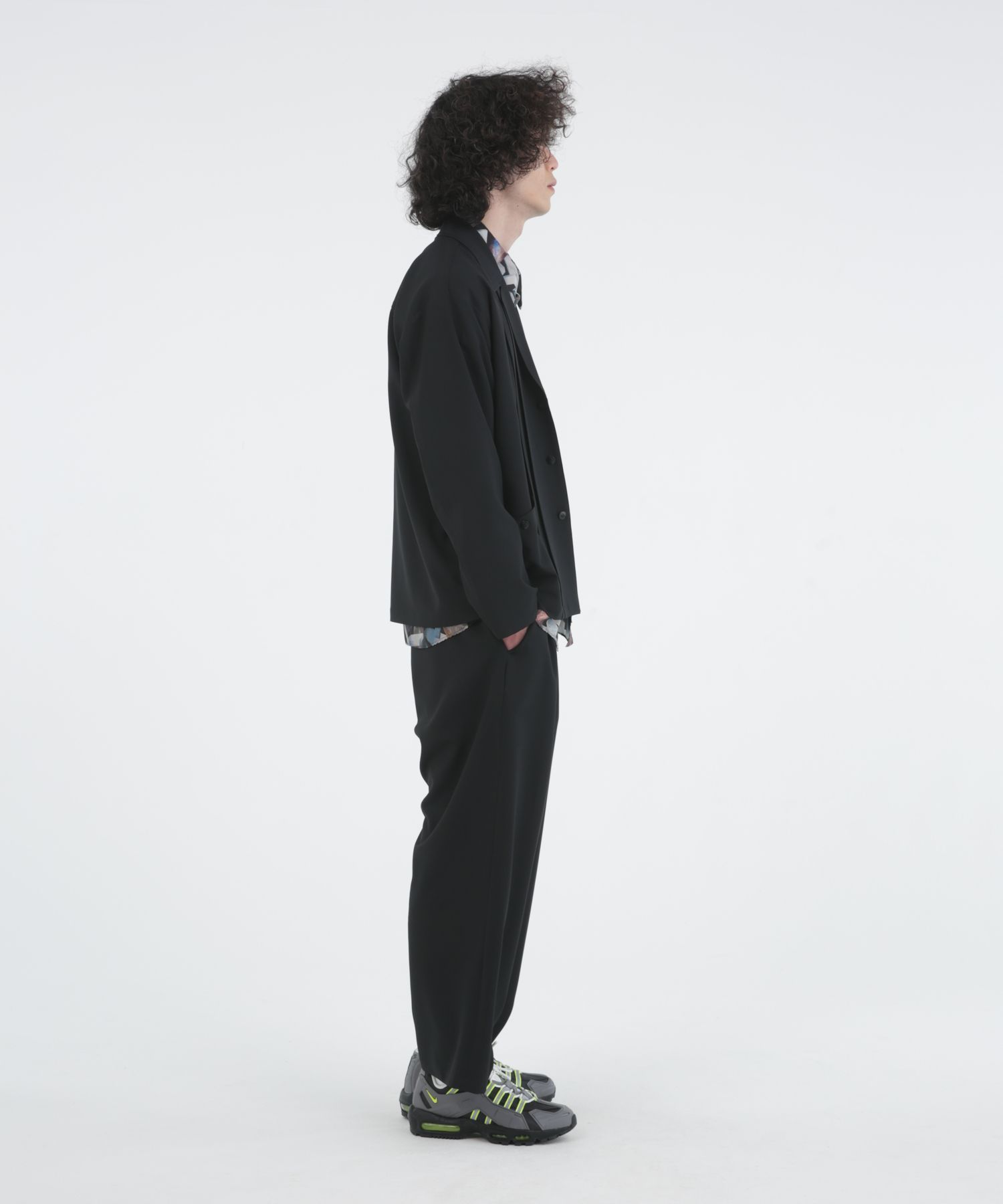 WORSTED WOOL-LIKE TWILL JK / シャツジャケット / 378205