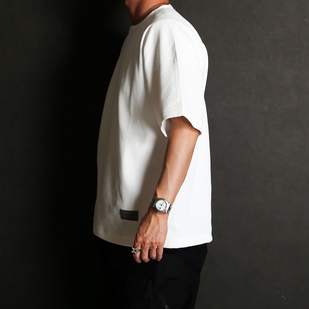 THE LINKED WAFFLE S/S TEE - WHITE / 2501002