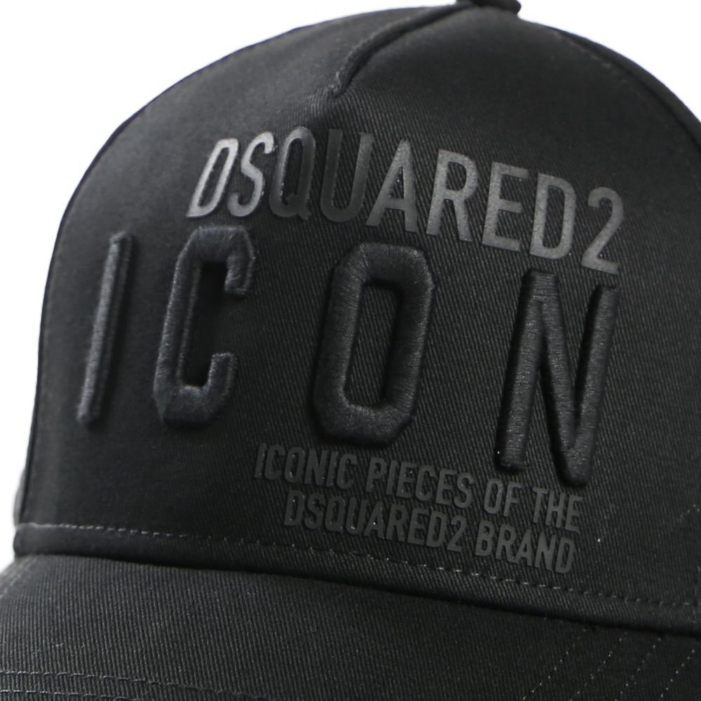DSQUARED2 - ICON Embroidered BaseBall Cap / ICON刺繍 ベースボール 