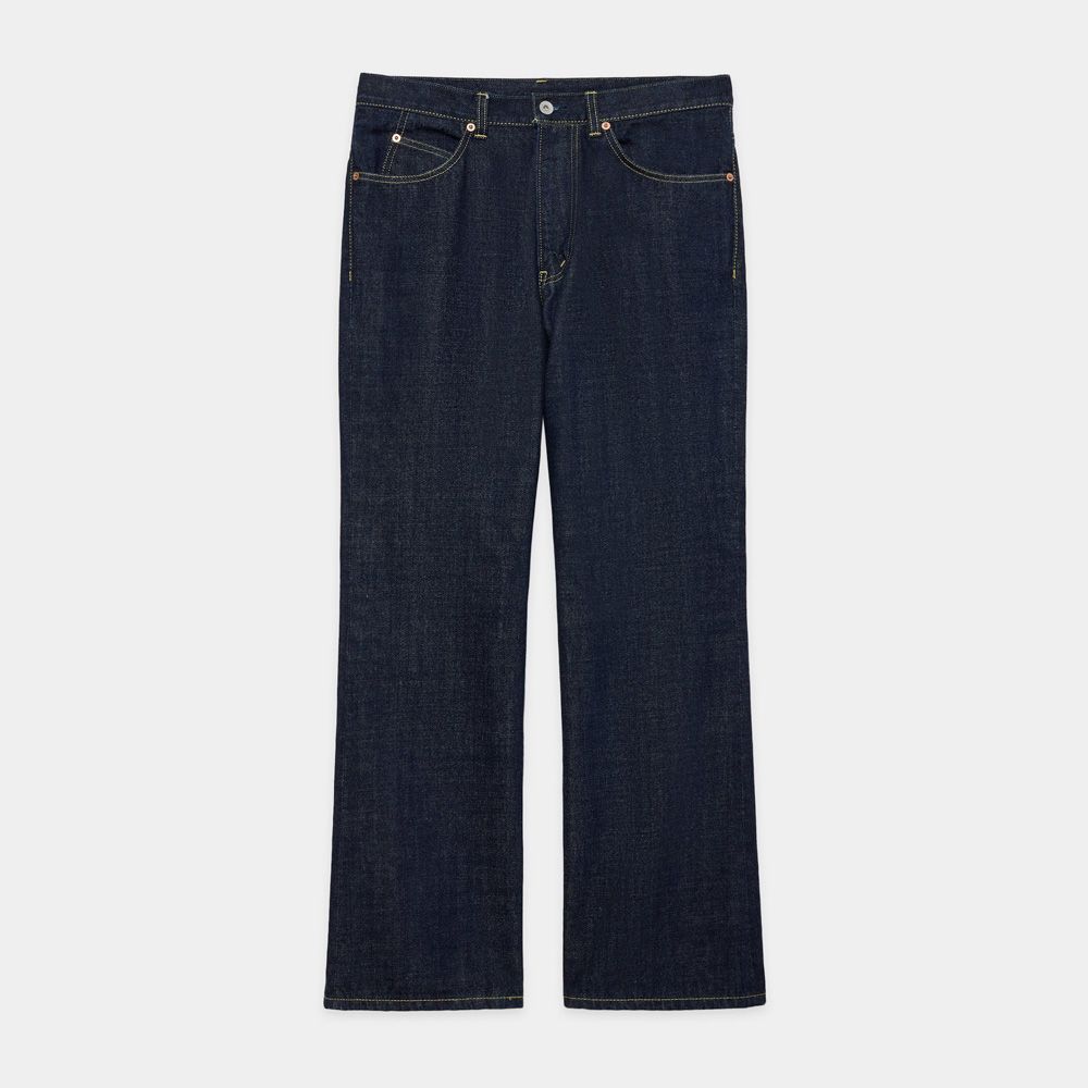 SLIGHT FLARE JEANS - INDIGO O.W / オーガニックコットン 13.5oz セルビッチデニム - スライトフレアジーンズ / M26C07PT02C