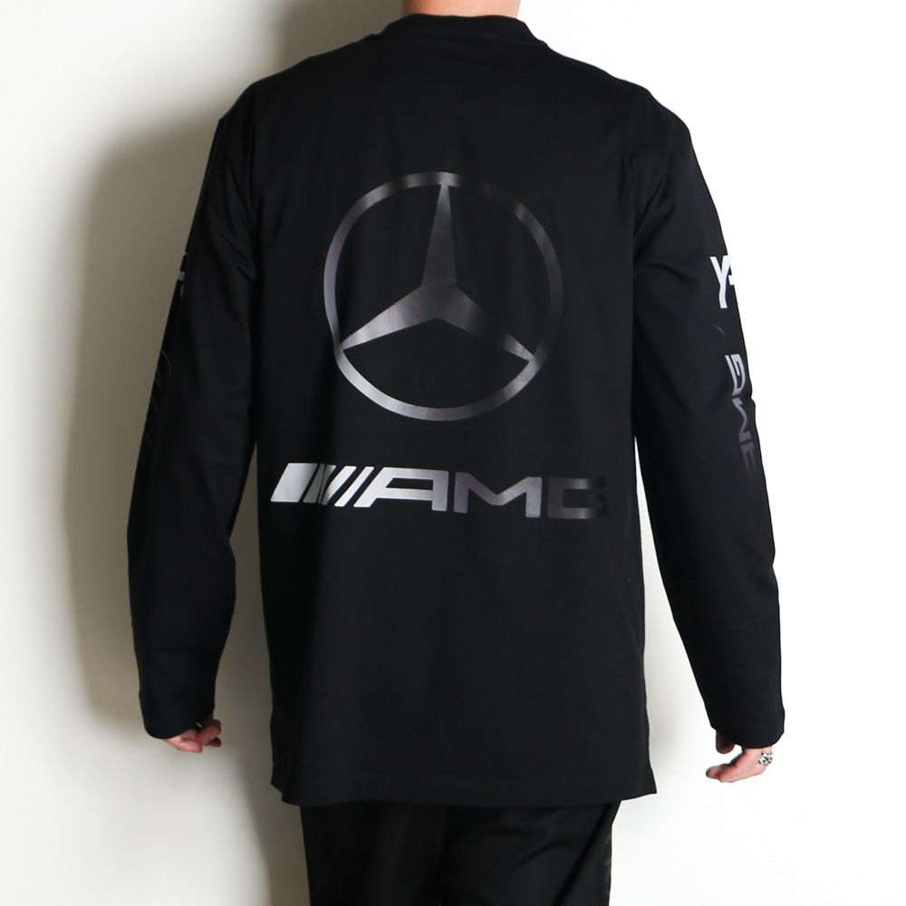 Y-3 MERCEDES-AMG PETRONAS FORMULA 1 TEAM CHAOS LOGO LONG SLEEVE TEE / Tシャツ / KR2372