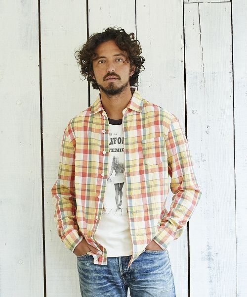 COLLOR OFF C/LI CHECK SHIRTS / チェックシャツ / TSH-S2104