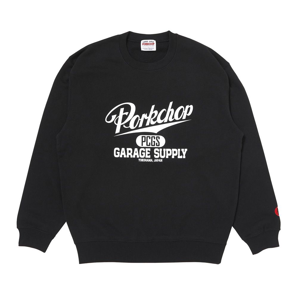 SCRIPT COLLEGE SWEAT - BLACK / スウェット