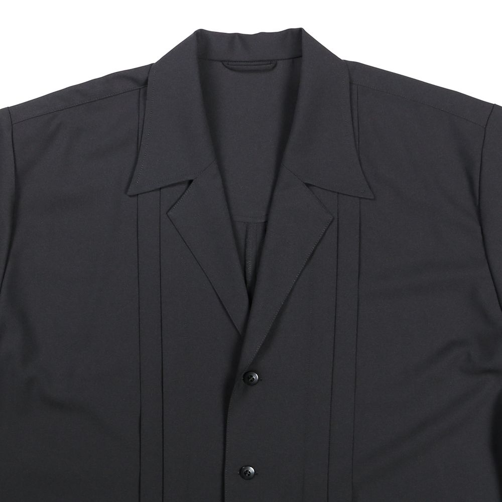 WORSTED WOOL-LIKE TWILL JK / シャツジャケット / 378205