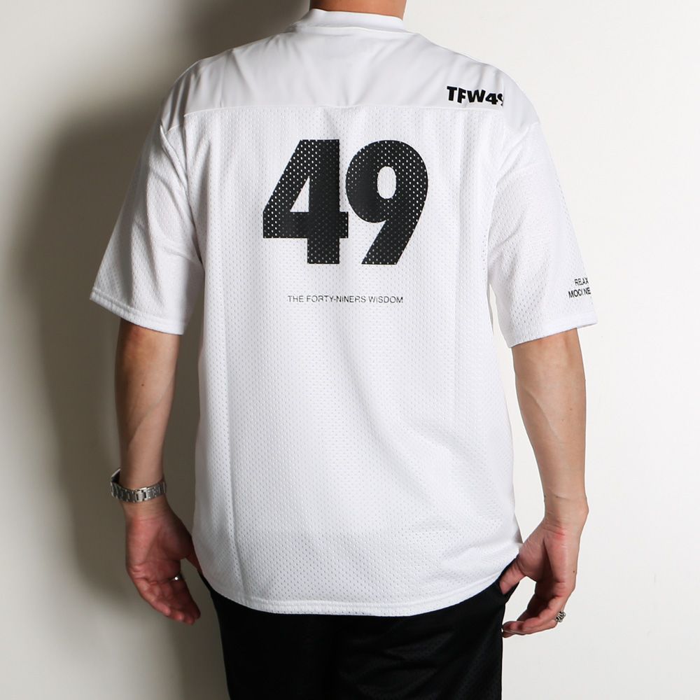 TFW49 - RELAX MESH MOCKNECK T / モックネック メッシュTシャツ