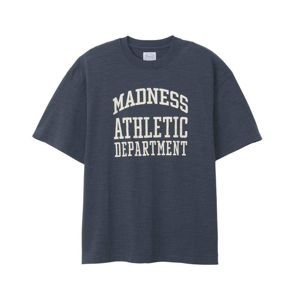 MADNESS - MADNESS VINTAGE COLLEGE T-SHIRT - Gray / 25SS-T MADNESS - MADNESS VINTAGE COLLEGE T-SHIRT - Gray / 25SS-T