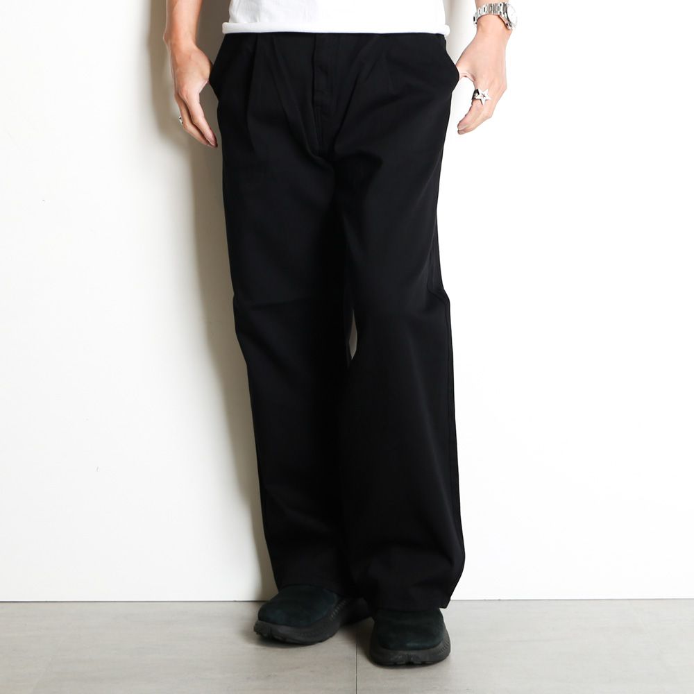 Katsuragi wide jeans / ワイドデニム - コットンドリルツイル / SNJ-39A