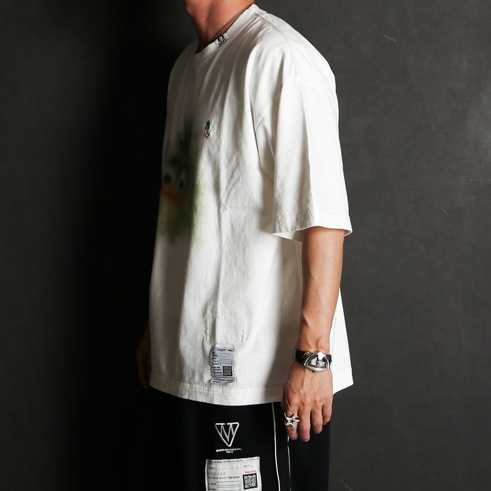 Leon Printed Tee - WHITE / レオン プリンテッド Tシャツ / J16TS861