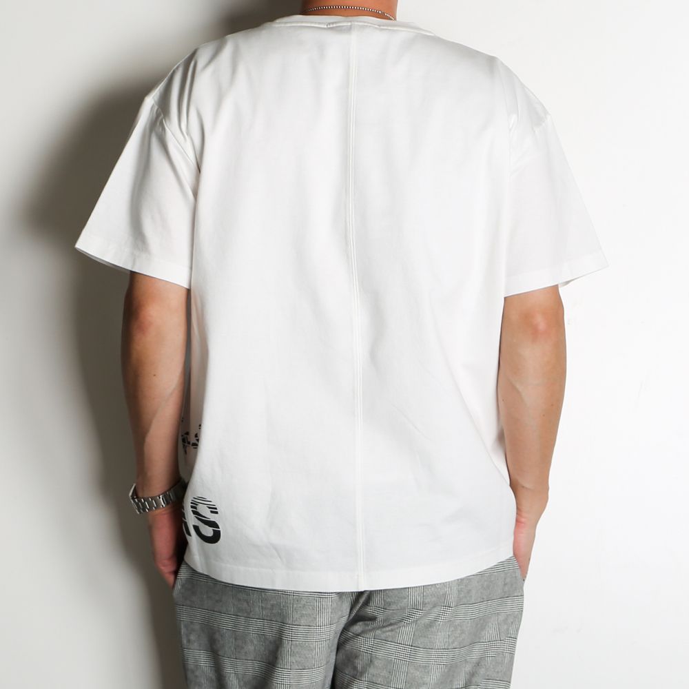 【ラスト1点-サイズ4】MONTUNO モントゥノ / Tシャツ / MTKE22SS8026-M-W - 1