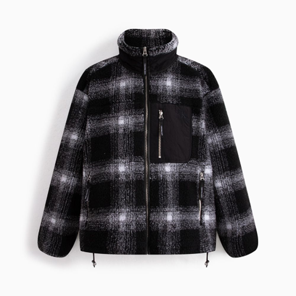 Calvin Klein Jeans - SHADOW PLAID JKT / チェック柄 スタンドカラー