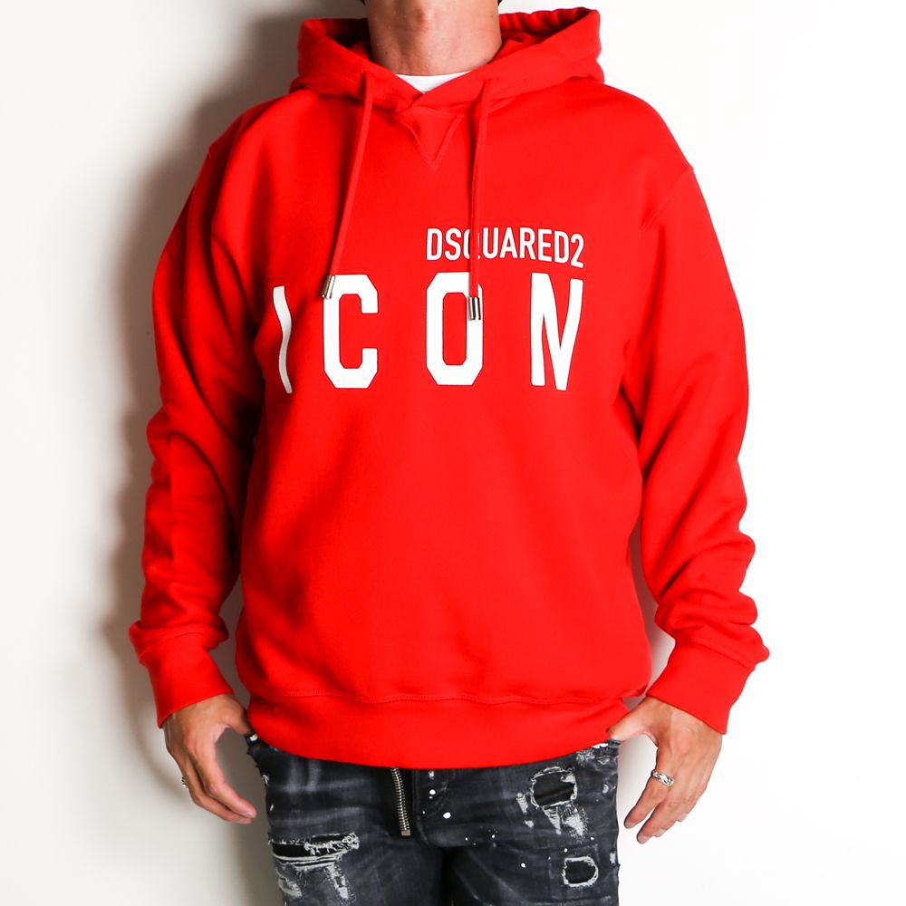 DSQUARED2 - 【ラスト1点-サイズL】 ICON Hooded Sweatshirt 