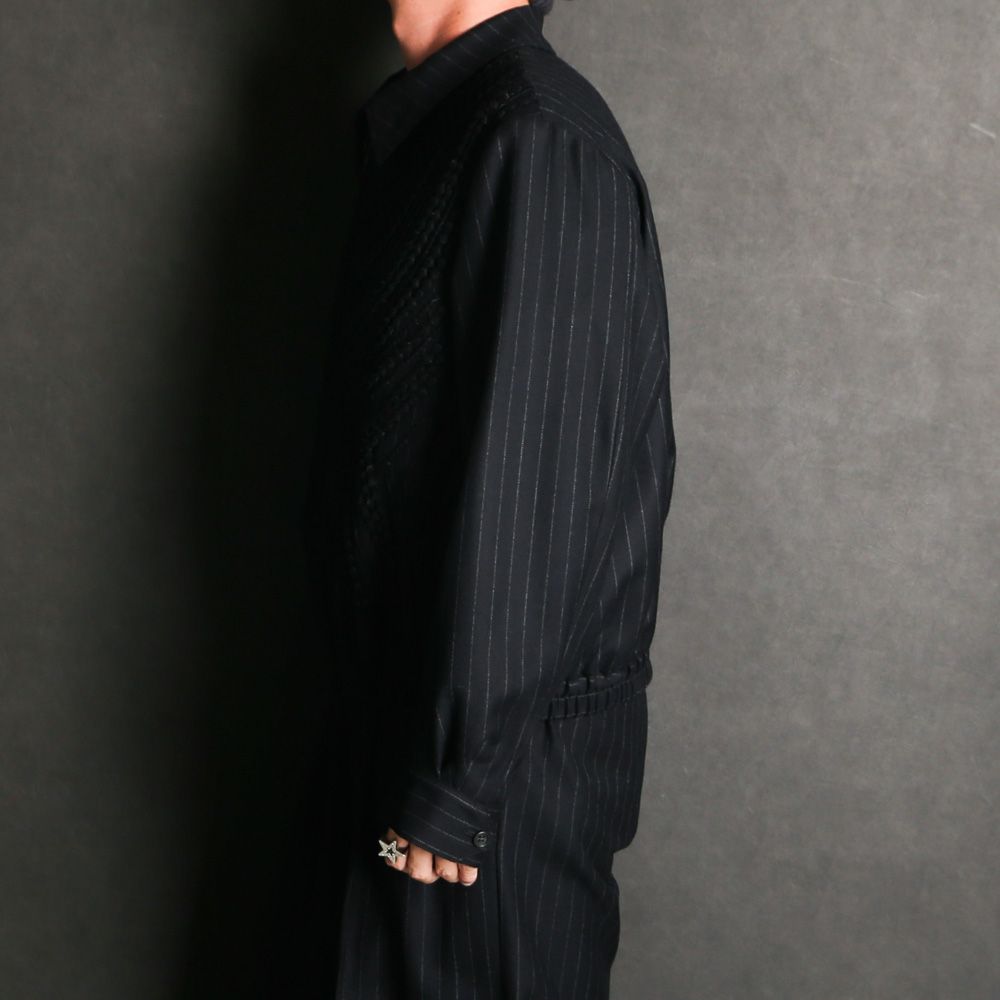 "Jomon Relief" Zip-Up Blouson - Black / ジップアップブルゾン / TA26AW-BL049