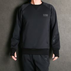 DOUBLE KNIT EMBOSS LOGO P/O CRW / クルーネック スウェット / 12564