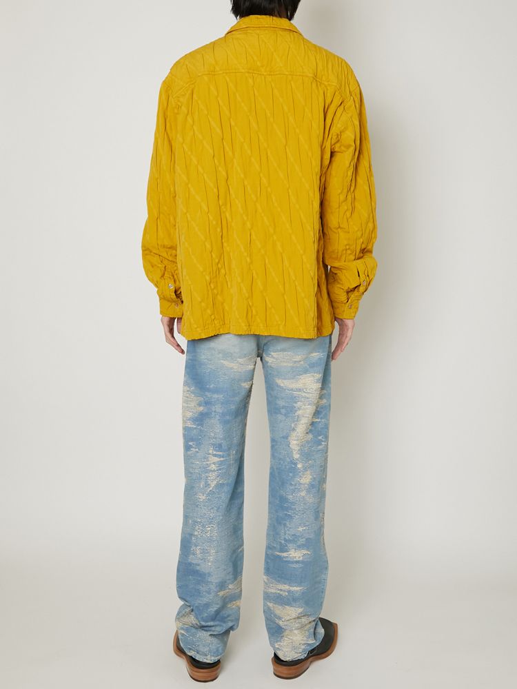 "COTTON PLEATS" SHIRTS / オープンカラーシャツ / TA23AW-SH024
