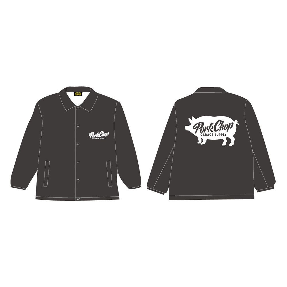 SCRIPT PORK COACH JKT - CEMENT / コーチジャケット
