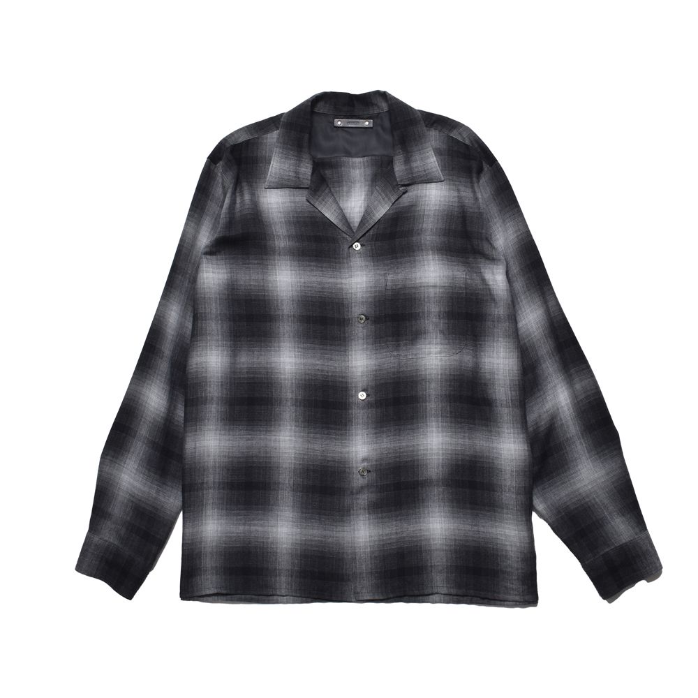 T.Rayon Ombre Open Collar Shirt  - BLT / MDFBF09501