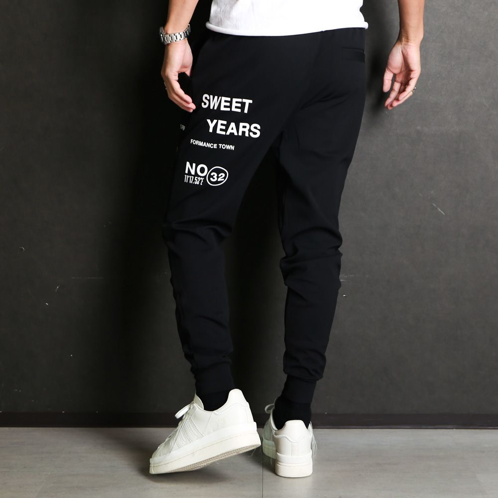 SY32 by SWEET YEARS - STRADDLE PRINT LONG PANTS / スウェット