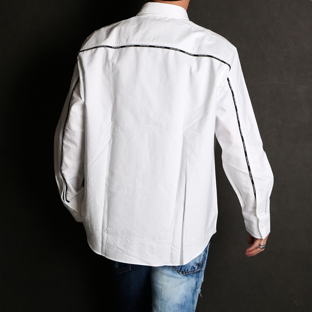 LOGO PIPING RELAXED OXFORD SHIRT / オックスフォードシャツ / J323194
