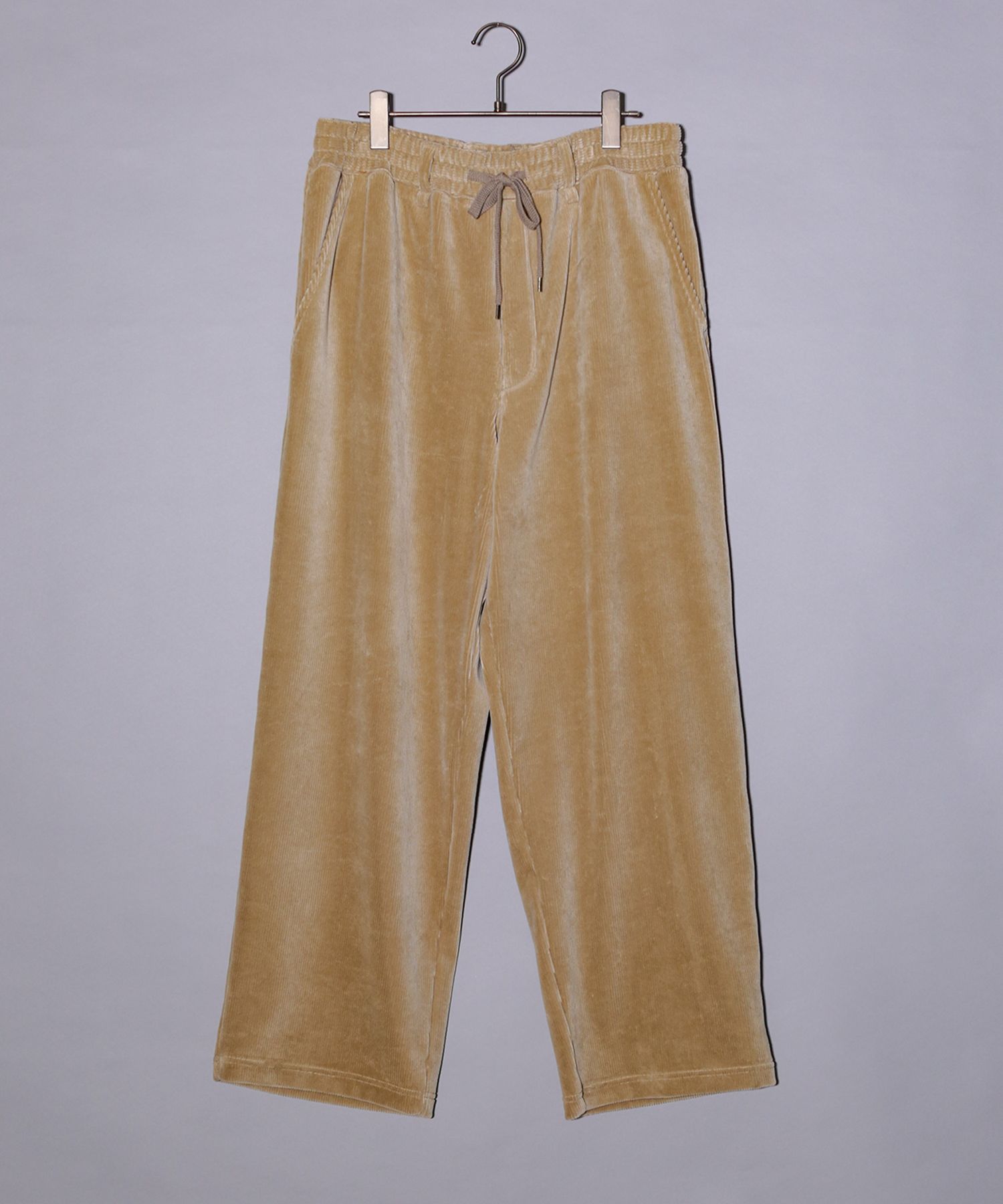 CUT CORDUROY EASY PT / コーデュロイ風 イージーパンツ / 479209