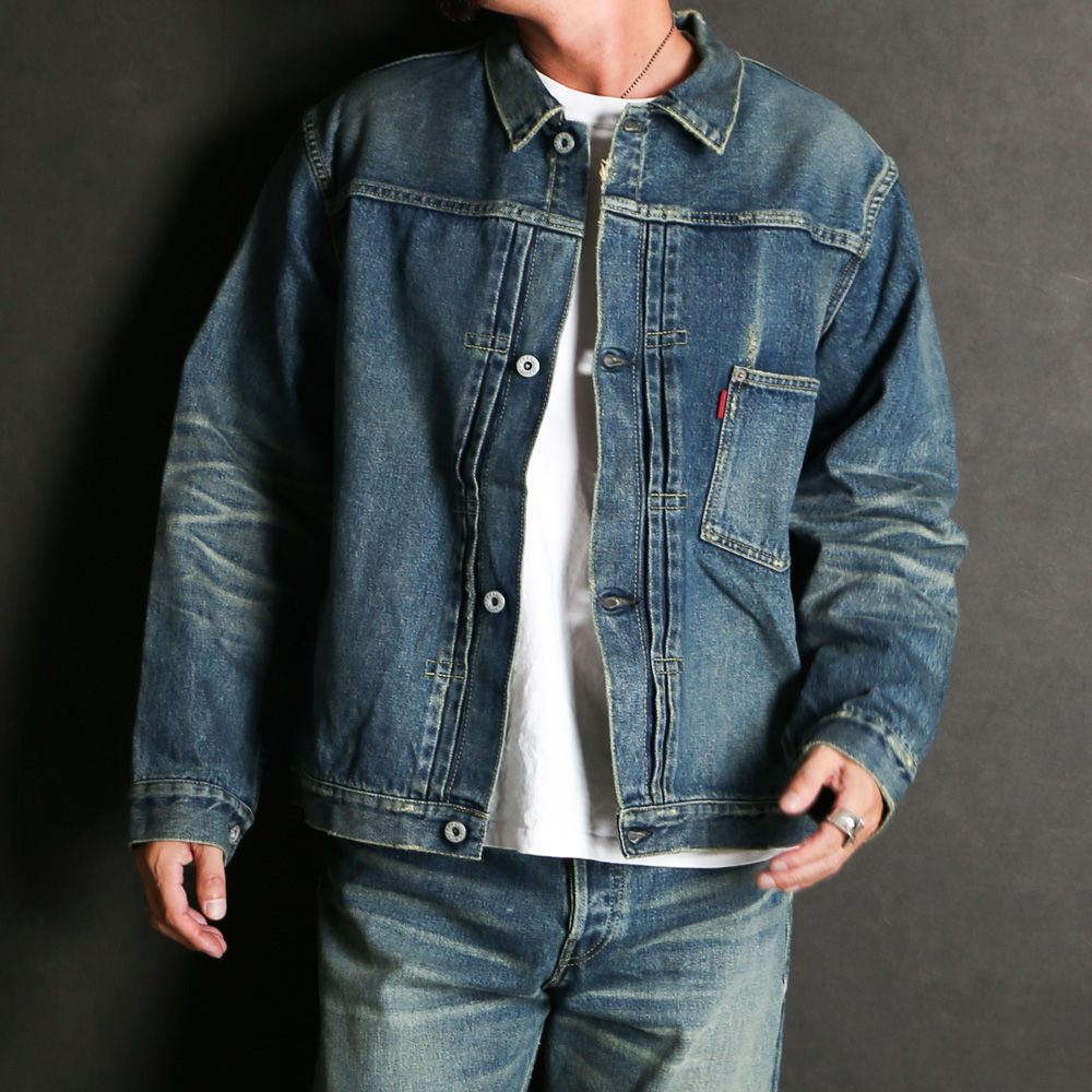 MVC type-I tracker jacket (used washed) - Indigo / デニムジャケット / MVC-JK02