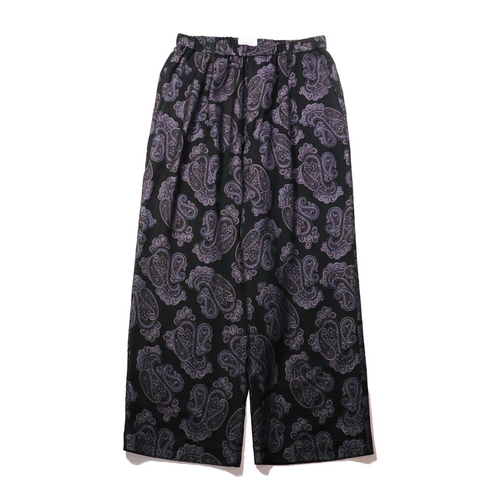 Wide easy pants - Sprinkled paisley jacquard / ワイドイージーパンツ - オリジナルペイズリージャガード / SN-615