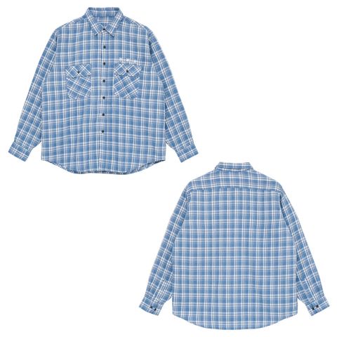 Flannel Shirt - Blue / フランネルシャツ / GD0468
