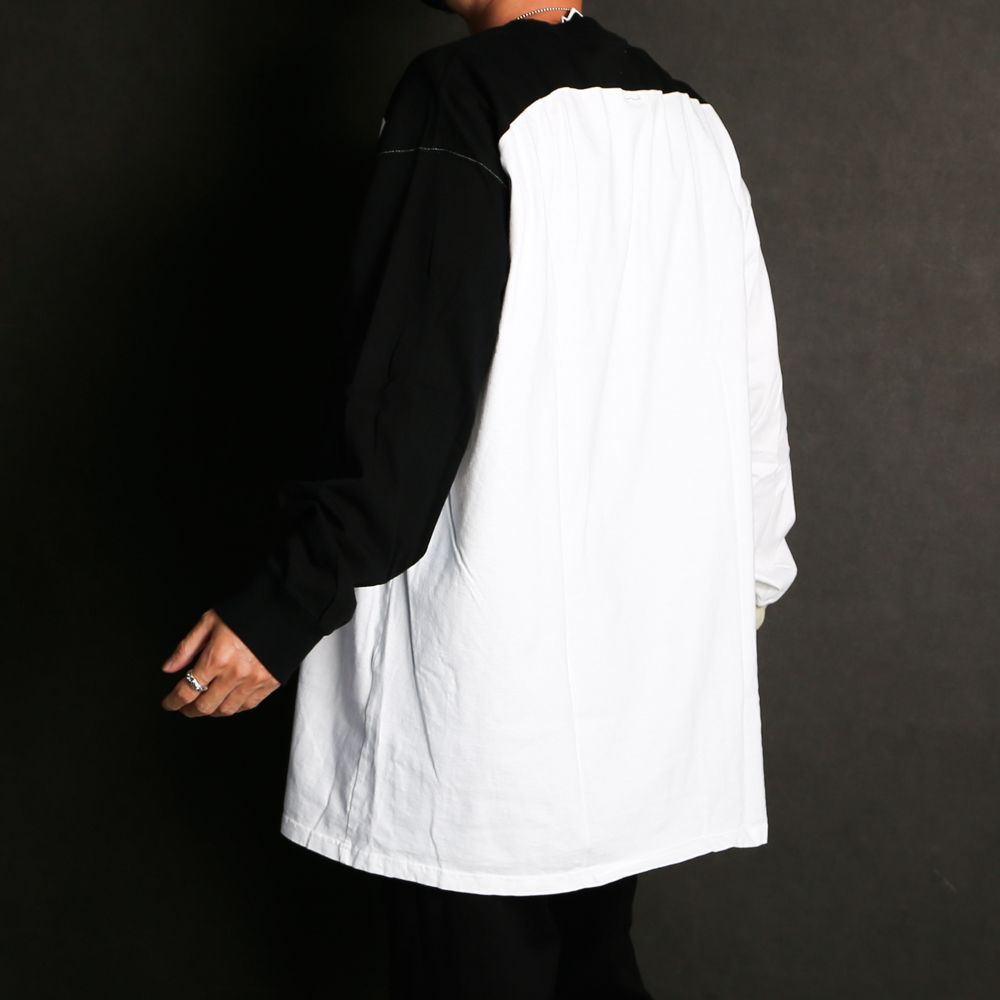 MICKEY ASYMMETRIC LONG SLEEVE TEE / Tシャツ / MIMI-TEE-U06