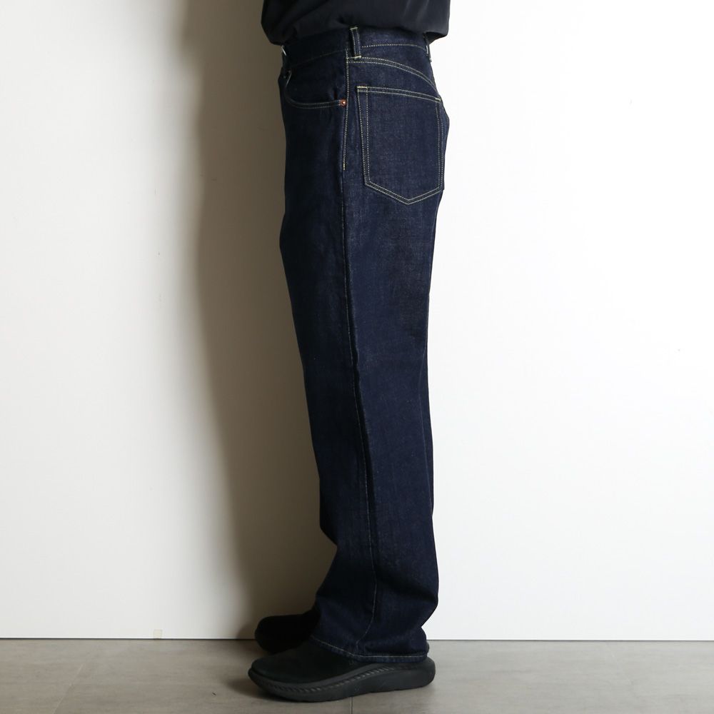 CLEAN CYLINDER FIT JEANS - INDIGO O.W / オーガニックコットン 13.5oz セルビッチデニム - クリーンシリンダーフィットジーンズ / M26A10PT02C