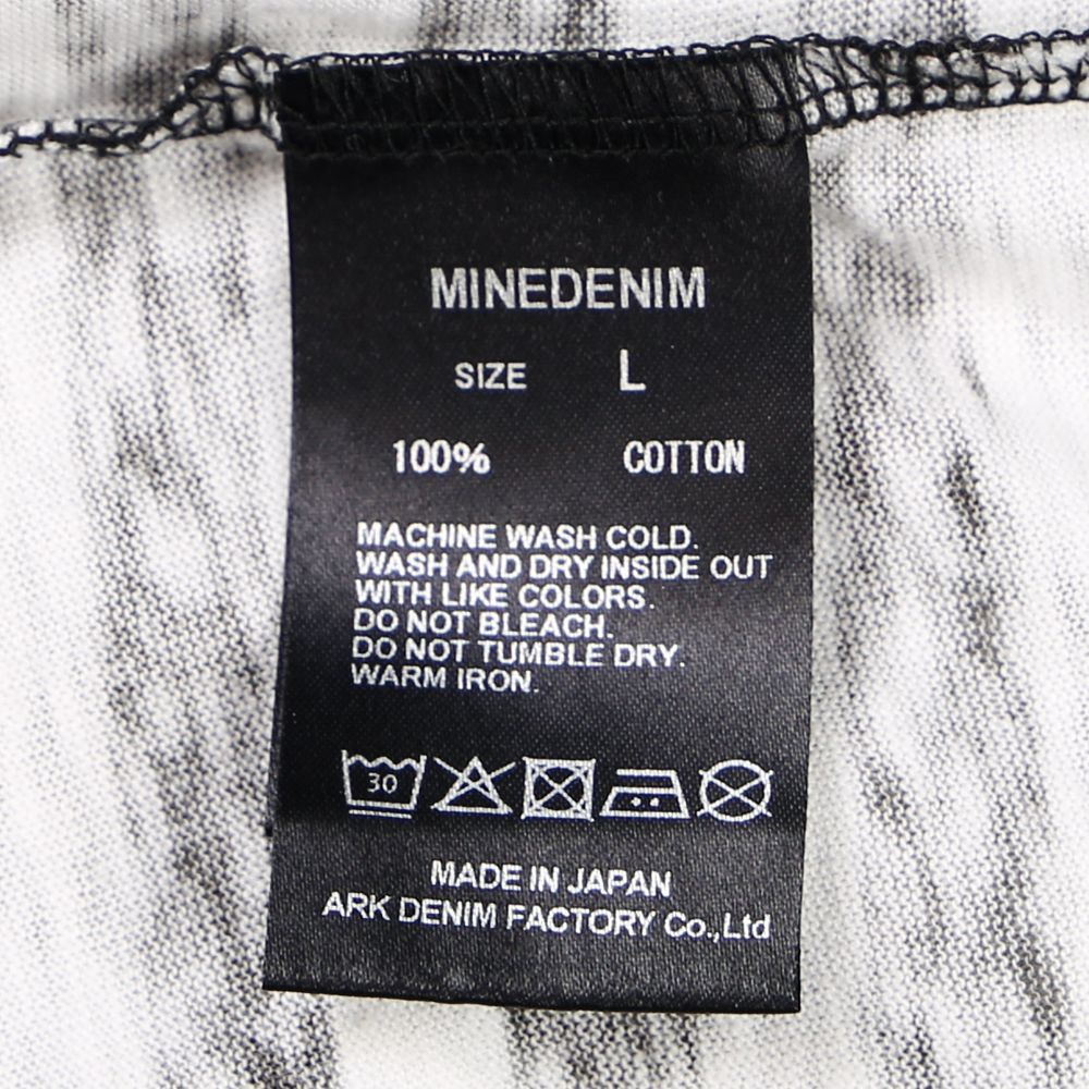 MINEDENIM - Hazy Border T-SH / 2206-6001 | chemical conbination