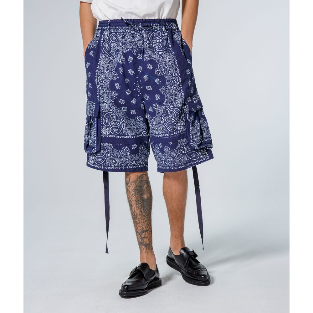 ×HAV-A-HANK / PAISLEY SHORTS / ペイズリー ショーツ / VTM-21-P-034