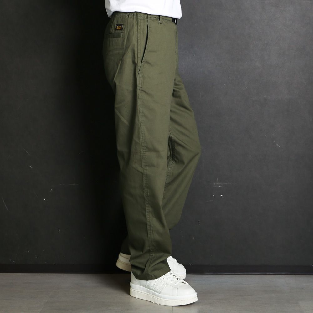 【ラスト1点-サイズS】 COTTON EASY PANTS - KHAKI / コットンイージーパンツ / 26'RP-0313